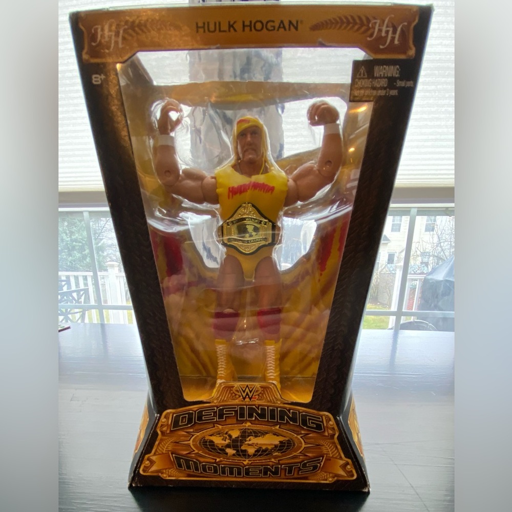 Hulk Hogan Defining Moments Action Figure WWE 2014 NIB Target Removed 2015 Rare